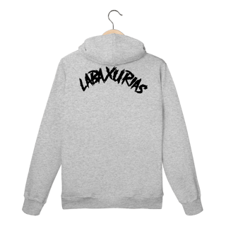 Nome do produto Moletom Canguru Logo Labaxurias Frente PC - Costas GC