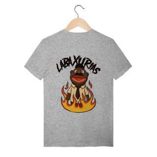 Nome do produto T-Shirt Logo Labaxurias Frente PC - Pr. Machado Costas GC