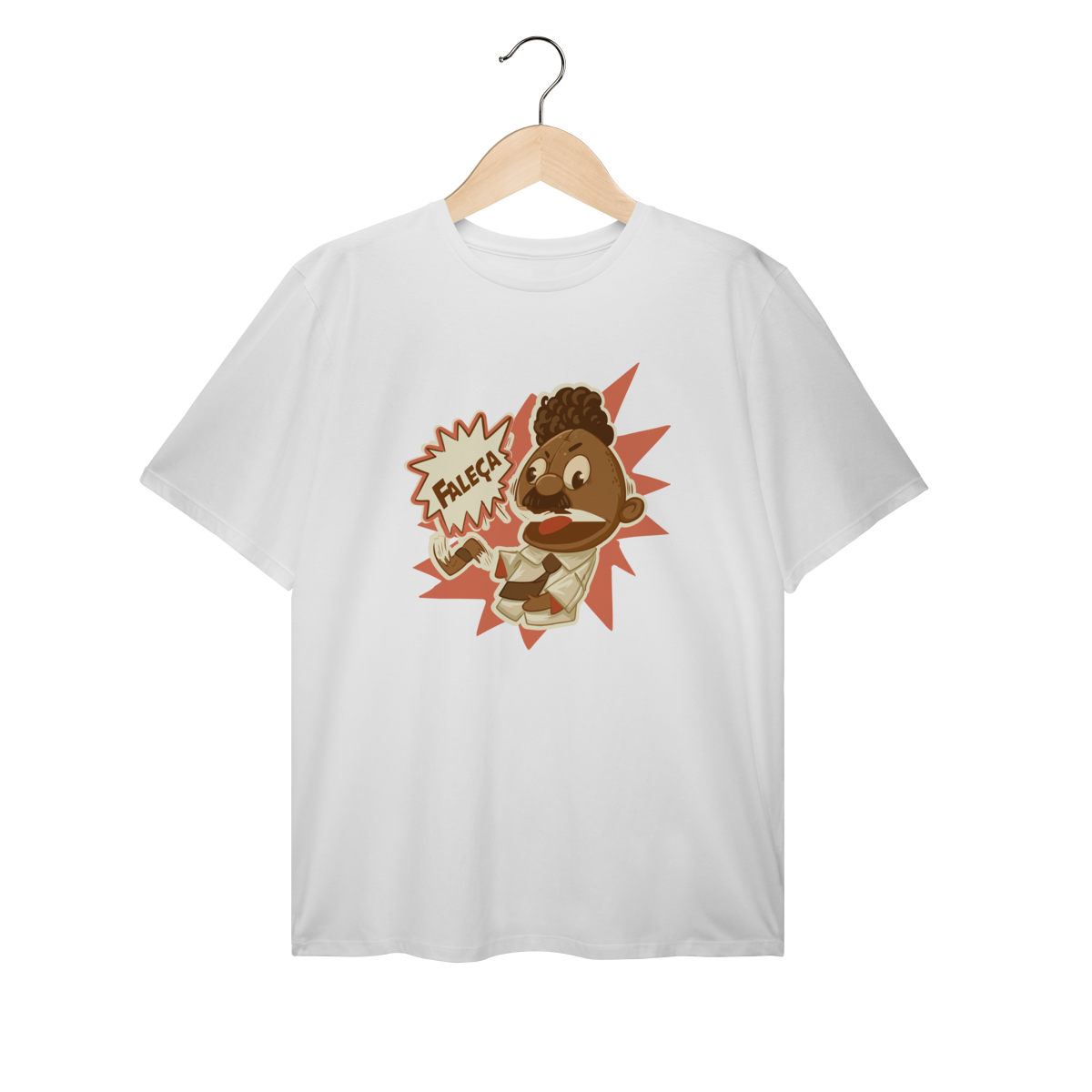 Nome do produto: T-Shirt Plus Size Faleça Versão 01 Grande Centralizado