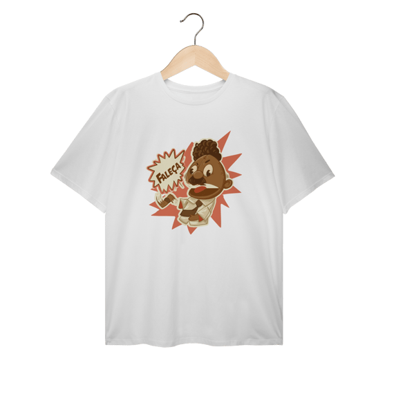 T-Shirt Plus Size Faleça Versão 01 Grande Centralizado