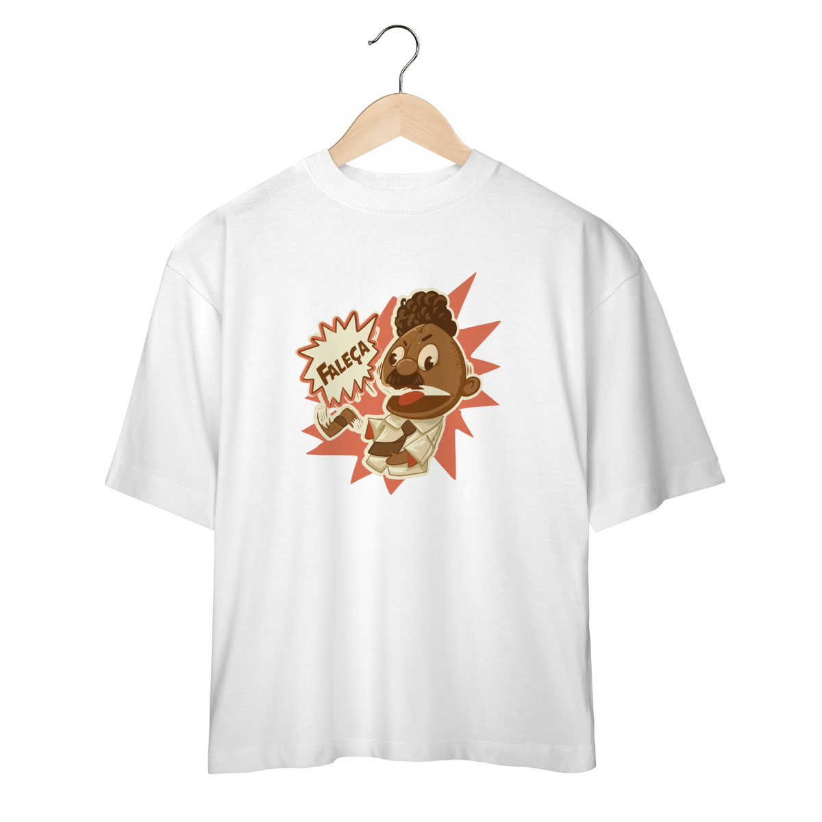 Nome do produto: Oversized Faleça Versão 01 Grande Centralizado