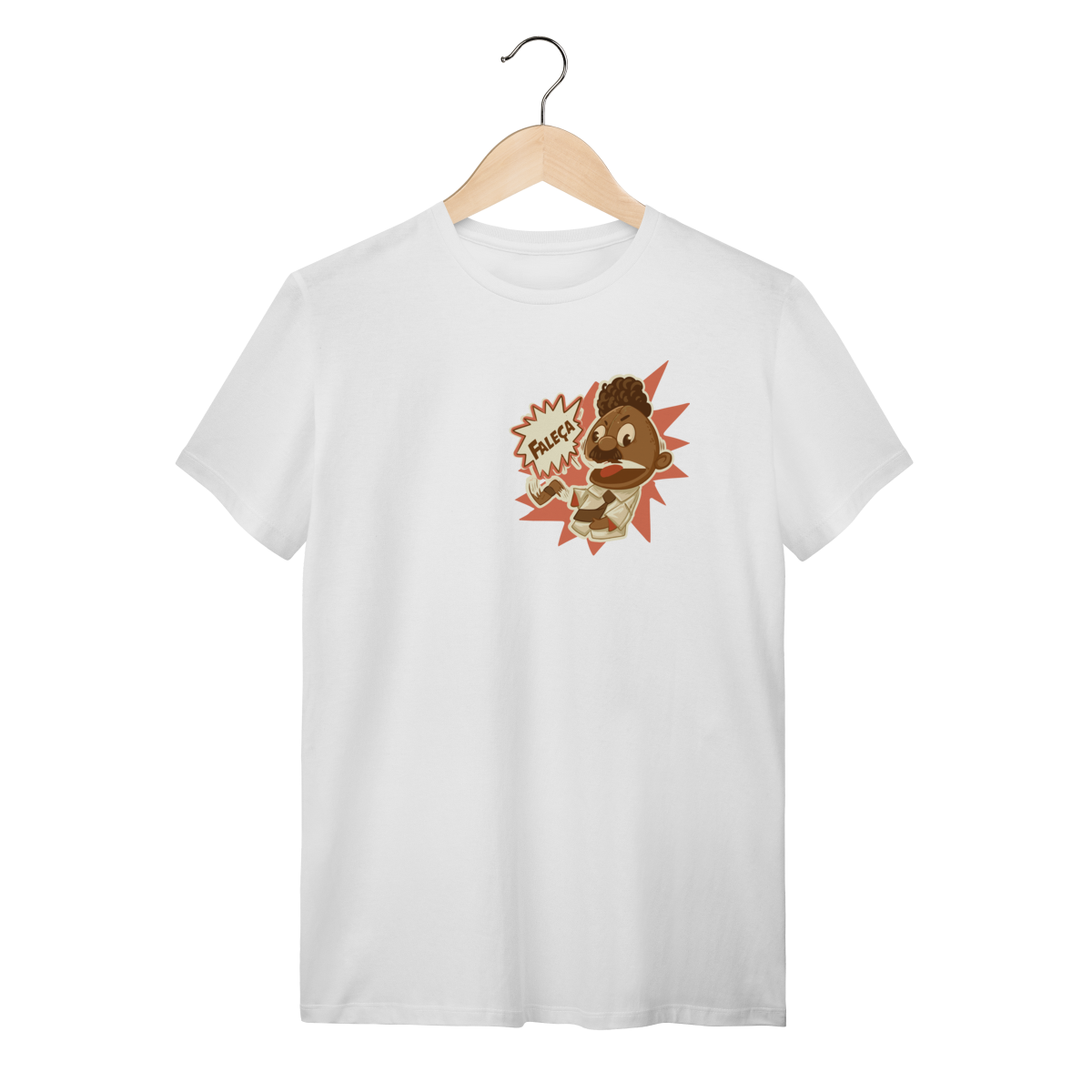 Nome do produto: T-Shirt Faleça Versão 01 Pequeno Lateralizado