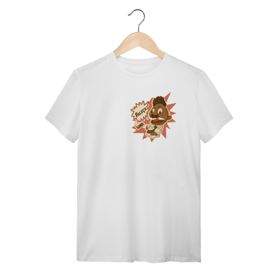T-Shirt Faleça Versão 01 Pequeno Lateralizado