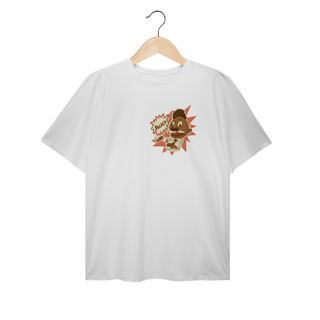 Nome do produto Camiseta Plus Size Faleça Versão 01 Pequeno Lateralizado