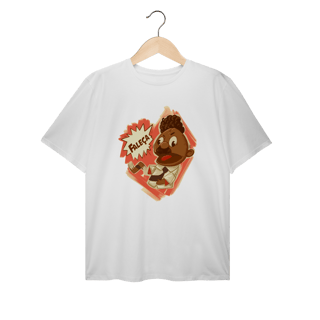 Camiseta Plus Size Faleça Versão 02 Grande Centralizado