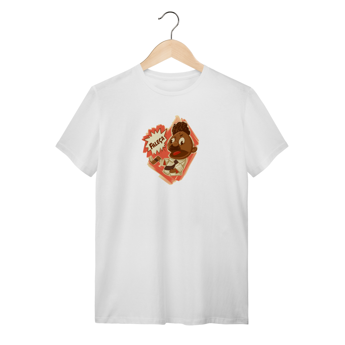 Nome do produto: T-Shirt Faleça Versão 02 Pequeno Centralizado