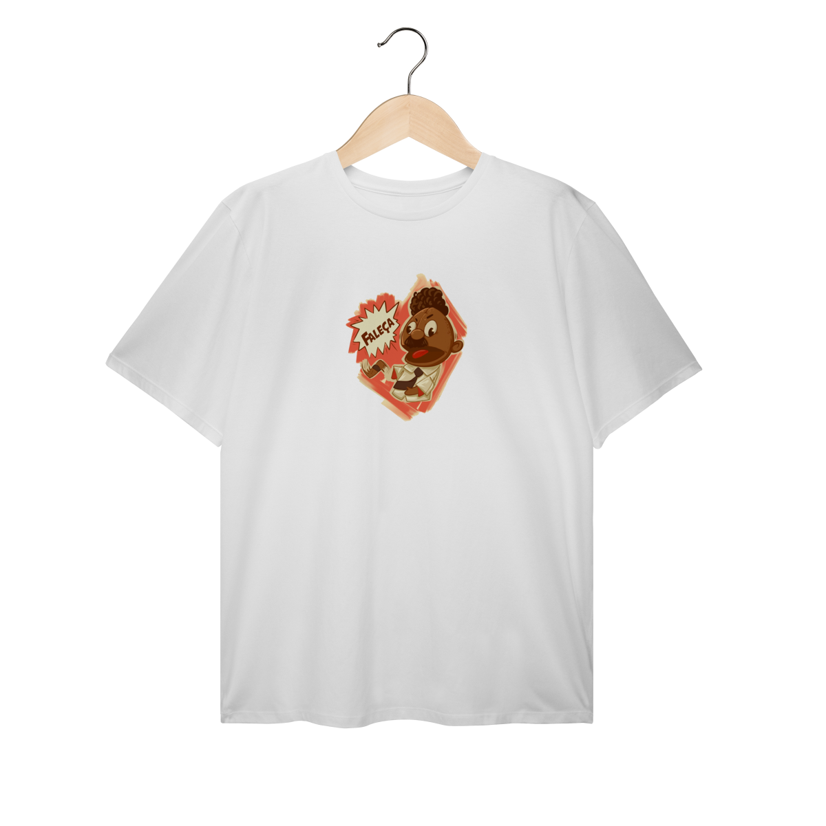 Nome do produto: Camiseta Plus Size Faleça Versão 02 Pequeno Centralizado