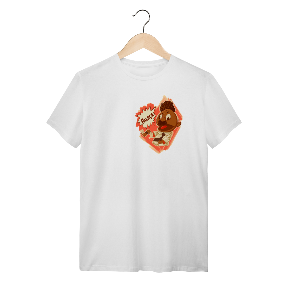 Nome do produto: T-Shirt Faleça Versão 02 Pequeno Lateralizado