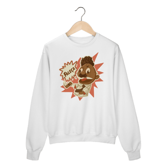 Nome do produto Moletom Fechado Faleça Versão 01 Grande Centralizado