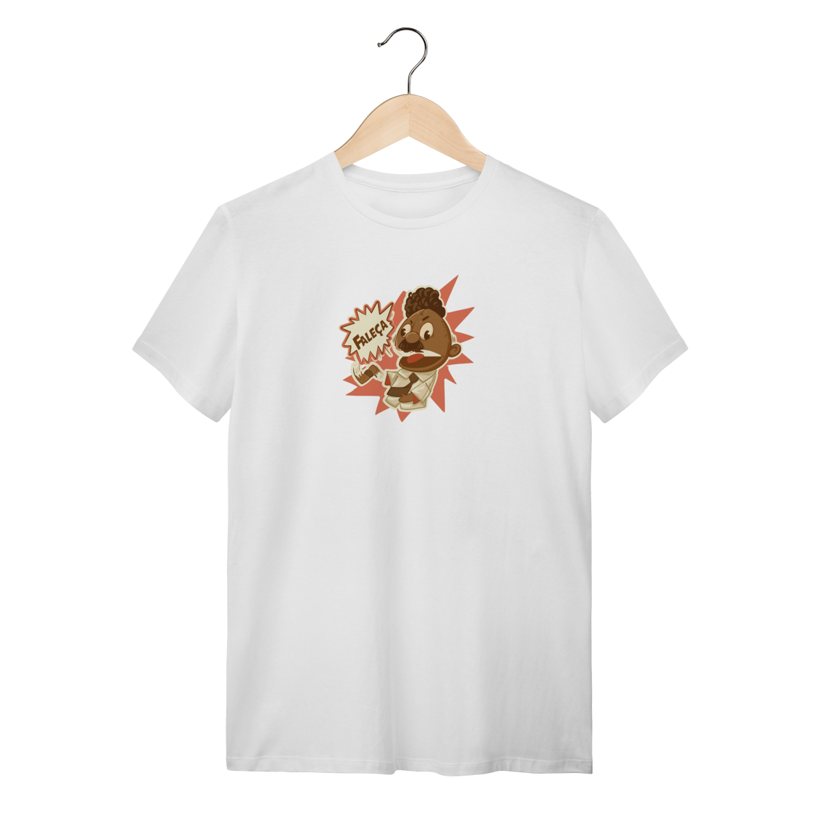 Nome do produto: T-Shirt Faleça Versão 01 Pequeno Centralizado