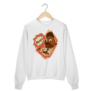 Nome do produto Moletom Fechado Faleça Versão 02 Grande Centralizado