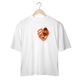 Nome do produto Oversized Faleça Versão 02 Pequeno Lateralizado