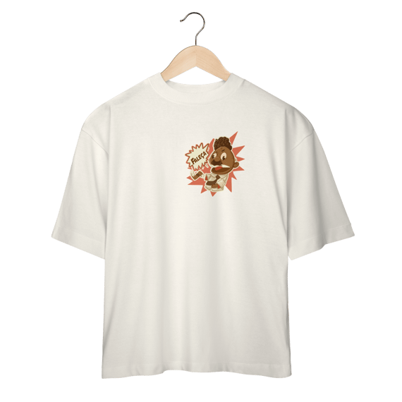 Oversized Faleça Versão 01 Pequeno Lateralizado