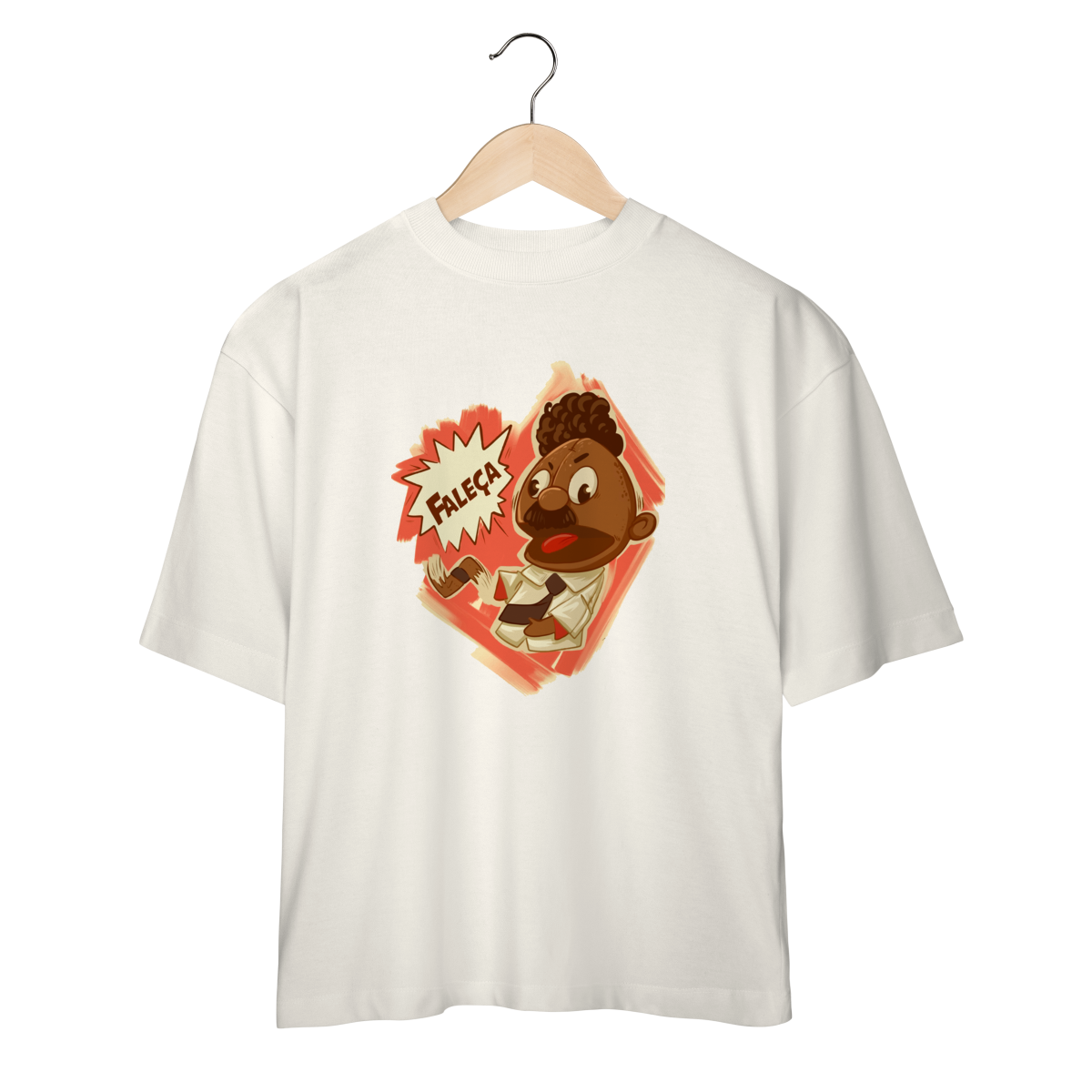 Nome do produto: Oversized Faleça Versão 02 Grande Centralizado