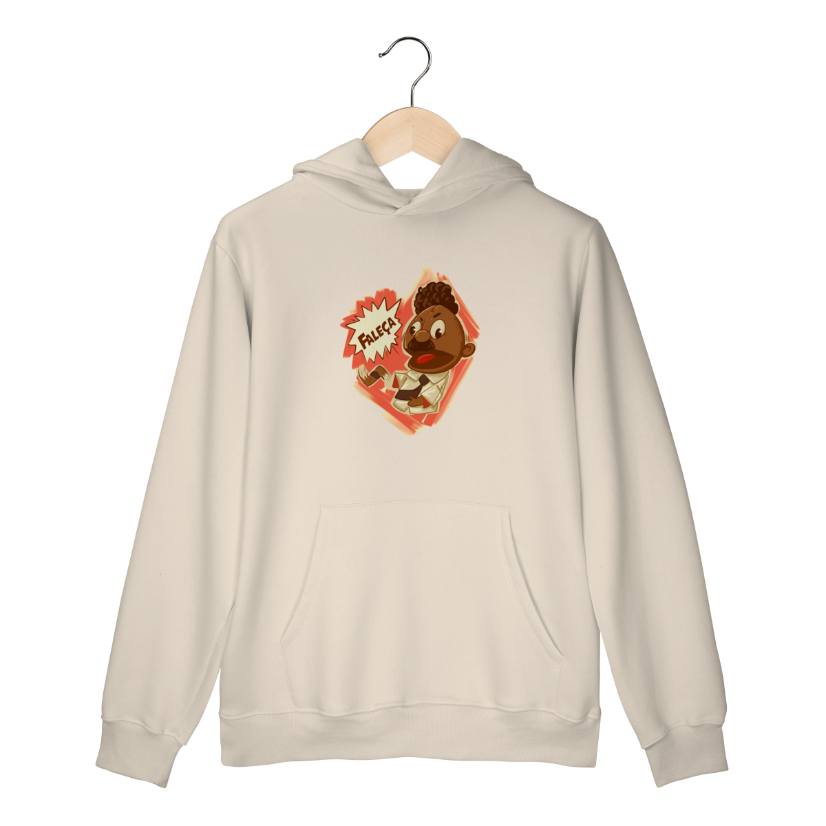 Nome do produto: Moletom Canguru Faleça Versão 02 Grande Centralizado