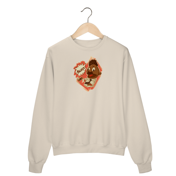 Moletom Fechado Faleça Versão 02 Pequeno Centralizado