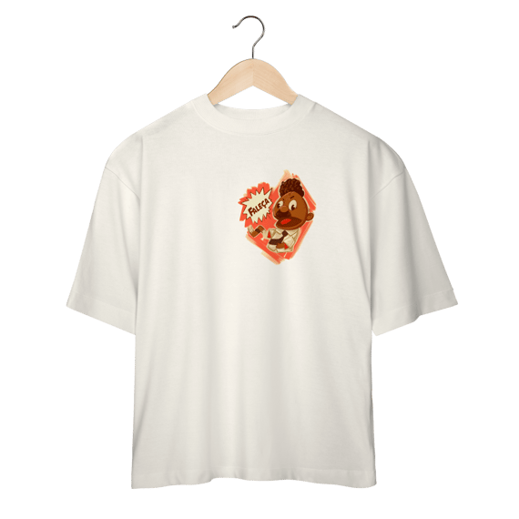 Oversized Faleça Versão 02 Pequeno Lateralizado