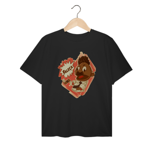 Nome do produto Camiseta Plus Size Faleça Versão 02 Grande Centralizado