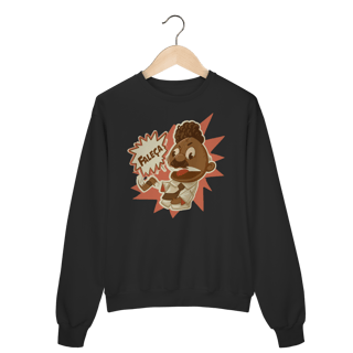 Nome do produto Moletom Fechado Faleça Versão 01 Grande Centralizado