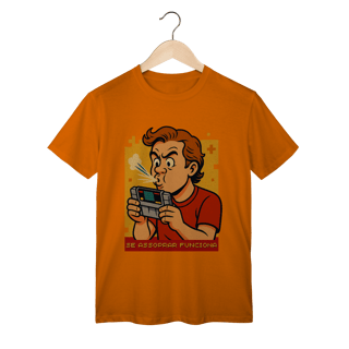 Nome do produto Camiseta Nerd Retrô — Se Assoprar Funciona