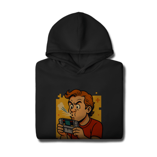Nome do produto Moletom Nerd Retrô — Se Assoprar Funciona