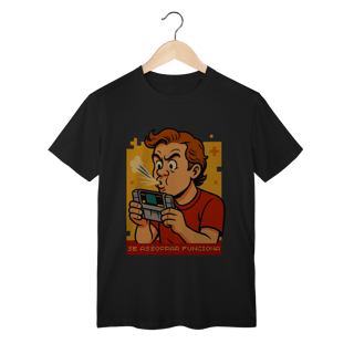 Nome do produto Camiseta Nerd Retrô — Se Assoprar Funciona