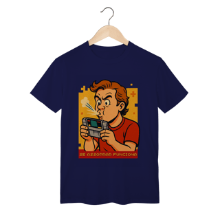 Nome do produto Camiseta Nerd Retrô — Se Assoprar Funciona