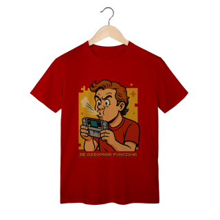 Nome do produto Camiseta Nerd Retrô — Se Assoprar Funciona