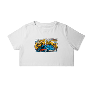 Nome do produto Camiseta cropped look Sunset Wave