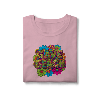 Nome do produto  baby look Flower Power Groovy