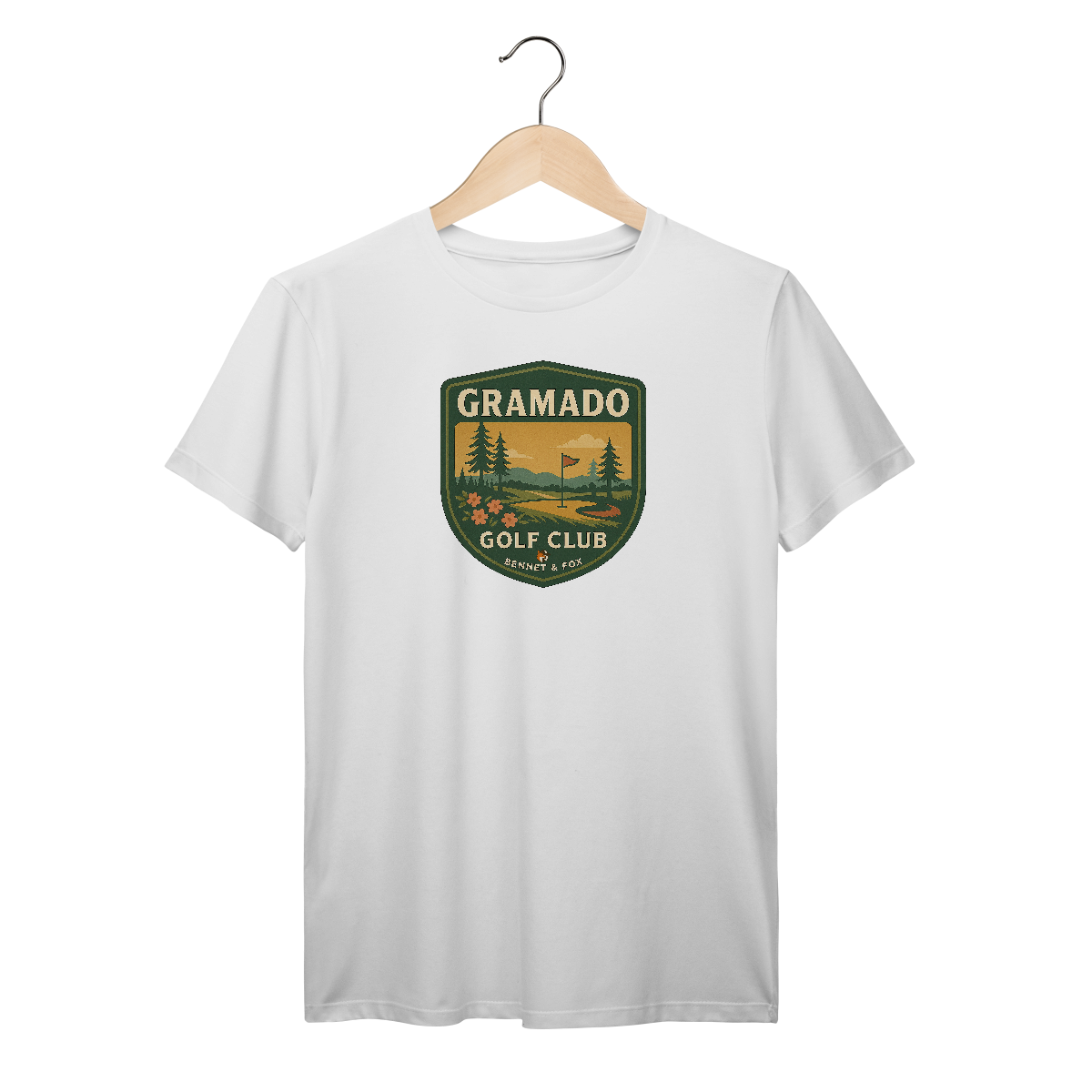 Nome do produto: Camiseta Golf Club Gramado Bennet & Fox – Algodão Premium