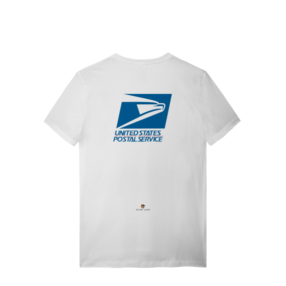 Camiseta USPS com Logotipo Oficial nas Costas