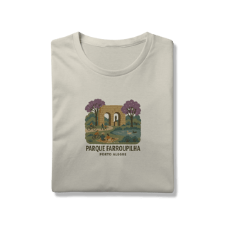 Nome do produto Camiseta Parque Farroupilha Porto Alegre - Memórias, Verde e Tradição Gaúcha