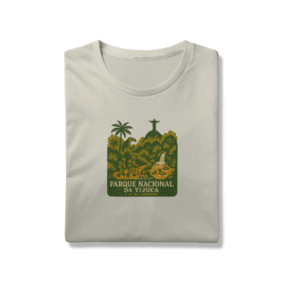 Nome do produto Camiseta Parque Nacional da Tijuca Rio de Janeiro - Natureza Selvagem, História e Aventura Carioca