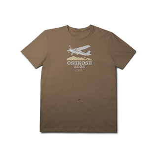 Nome do produto Camiseta Oshkosh 2025 Bennet & Fox - O Espírito das Grandes Aventuras da Aviação