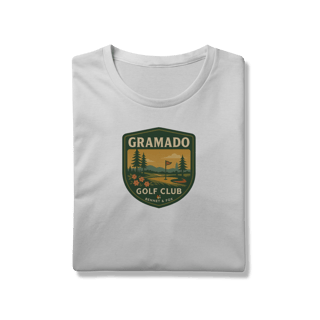 Nome do produto Camiseta Masculina Golf Club Gramado | Estilo Vintage Premium