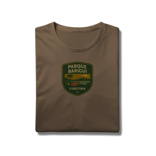 Nome do produto Camiseta Masculina Parque Barigui Curitiba | Linha Prime Vintage