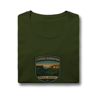 Nome do produto Camiseta Feminina Chapada Diamantina Aventureira | Trekking Brasil Vintage