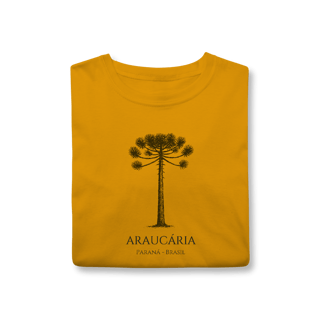 Nome do produto Camiseta Araucária – Patrimônio Natural do Paraná