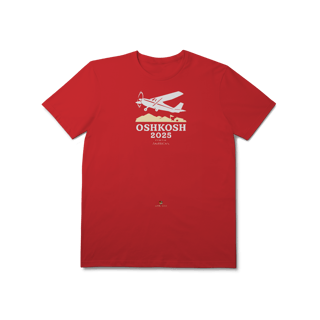 Nome do produto Camiseta Oshkosh 2025 Bennet & Fox - O Espírito das Grandes Aventuras da Aviação