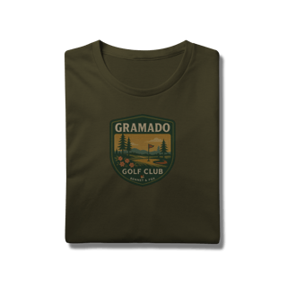 Nome do produto Camiseta Masculina Golf Club Gramado | Estilo Vintage Premium