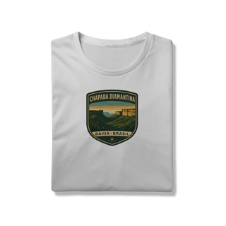 Nome do produto Camiseta Masculina Chapada Diamantina Prime | Trekking Brasil Vintage