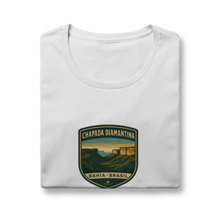 Nome do produto Camiseta Feminina Chapada Diamantina Aventureira | Trekking Brasil Vintage