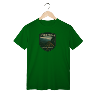 Nome do produto Camiseta Unissex Serra do Mar | Trem Curitiba-Morretes Vintage