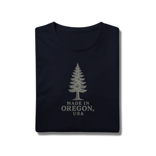 Nome do produto Camiseta Made in Oregon – Douglas Fir, Símbolo do Oregon