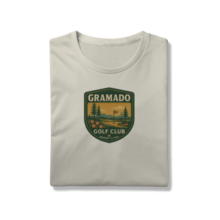 Nome do produto Camiseta Masculina Golf Club Gramado | Estilo Vintage Premium