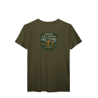 Nome do produto Camiseta Masculina Parque Vila Velha Prime | Geologia Premium