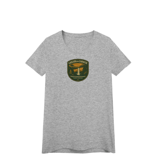 Nome do produto Camiseta Feminina Cascata do Caracol Aventureira | Serra Gaúcha