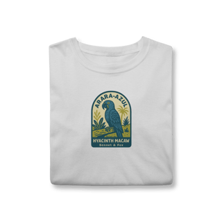 Nome do produto Camiseta Unissex Arara-Azul | Fauna Brasileira