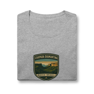 Nome do produto Camiseta Feminina Chapada Diamantina Aventureira | Trekking Brasil Vintage